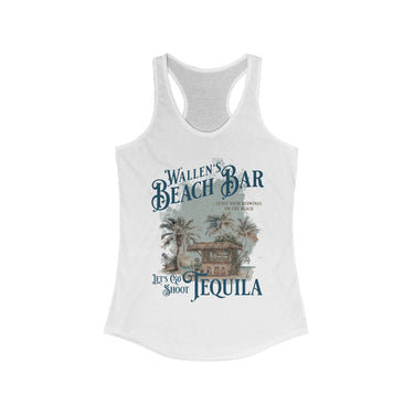 Wallen's Beach Bar Racerback Tank - Sunlit Funlit Country Music Tees
